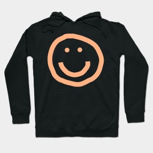 Peach Fuzz Smiley Face Pantone Color of the Year 2024 Hoodie